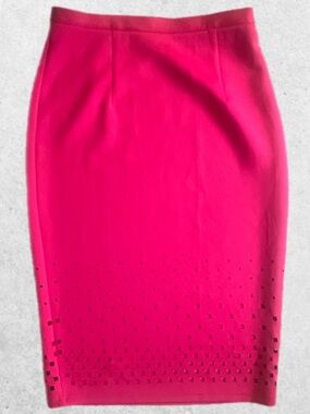 Spense Hot Pink Pencil Skirt